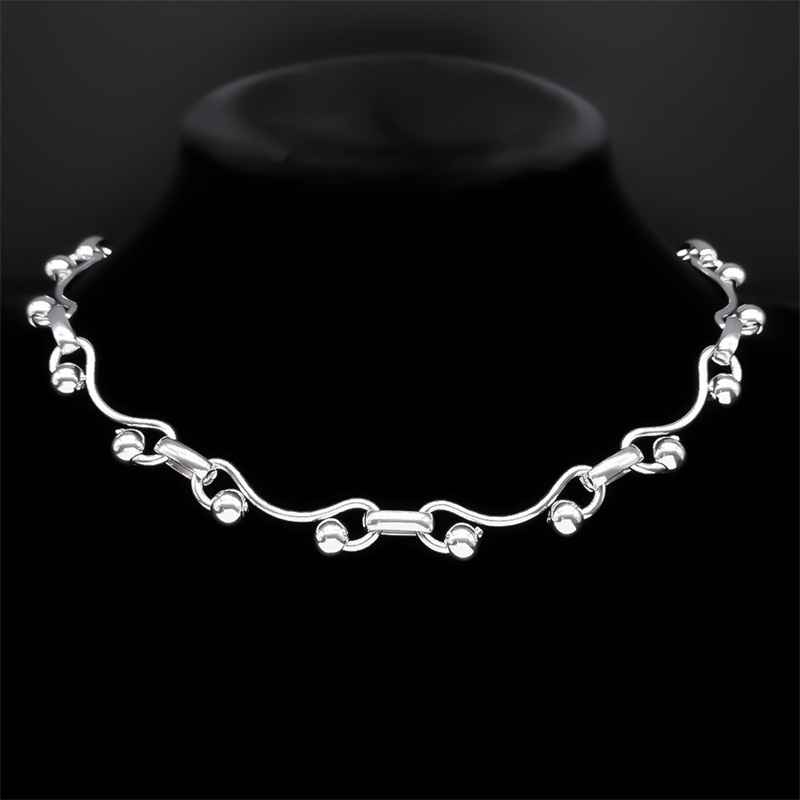 Y2K Choker Chain Necklace for  - đánh giá và giá Men Accessories Neck Chain