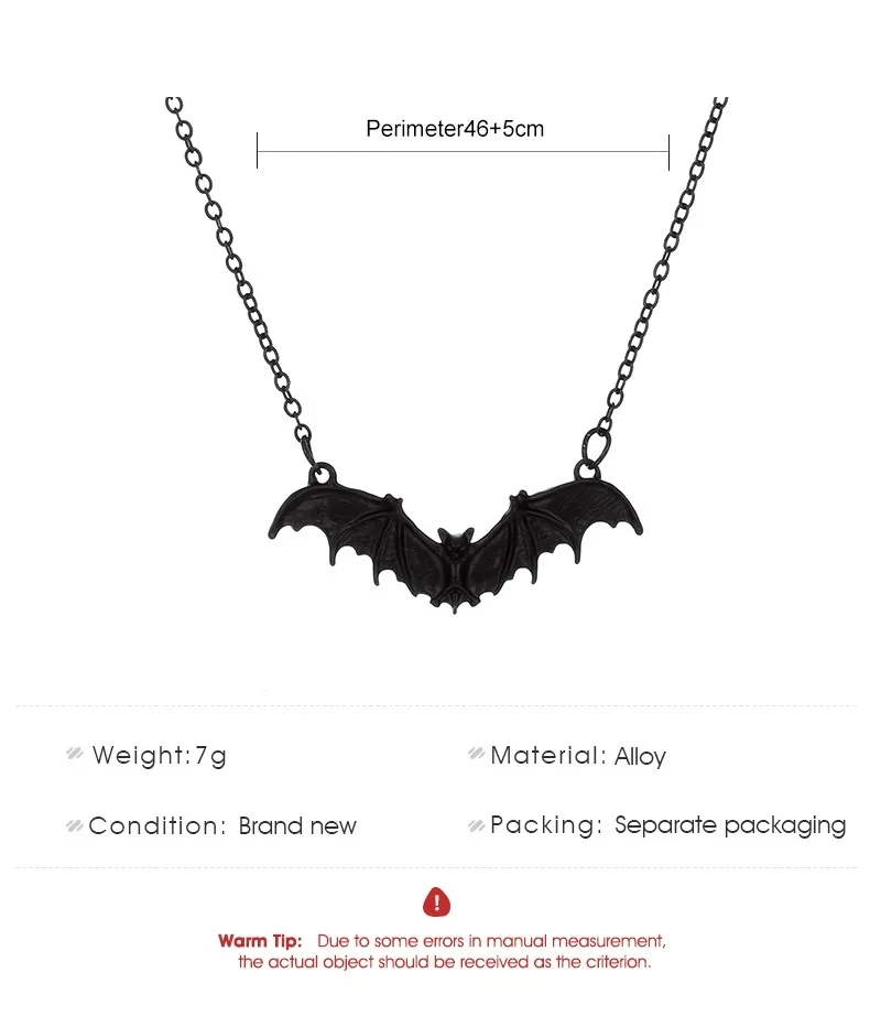 Men and Women's Retro Punk Bat - đánh giá và giá Men Accessories Neck Chain