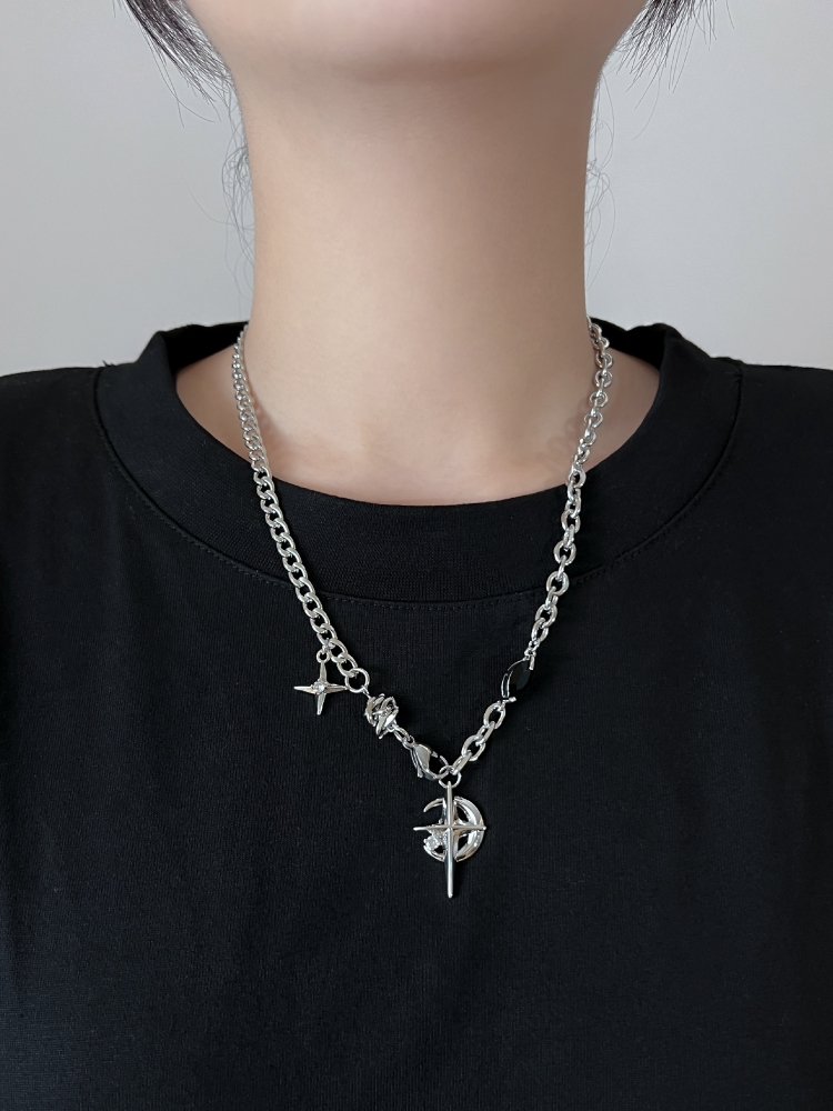 2023 Korean Fashion Goth Punk  - đánh giá và giá Men Accessories Neck Chain